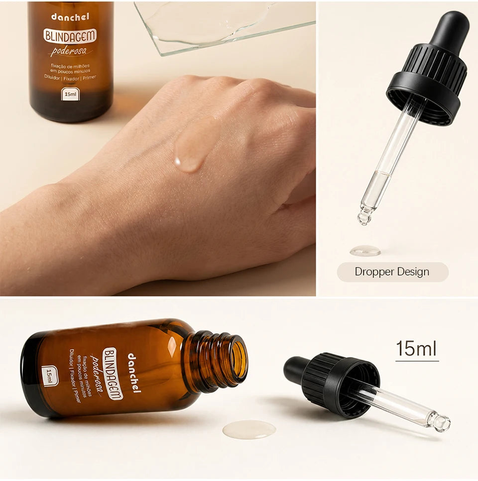 Liquid Foundation and Primer Set for Long Lasting Natural Coverage