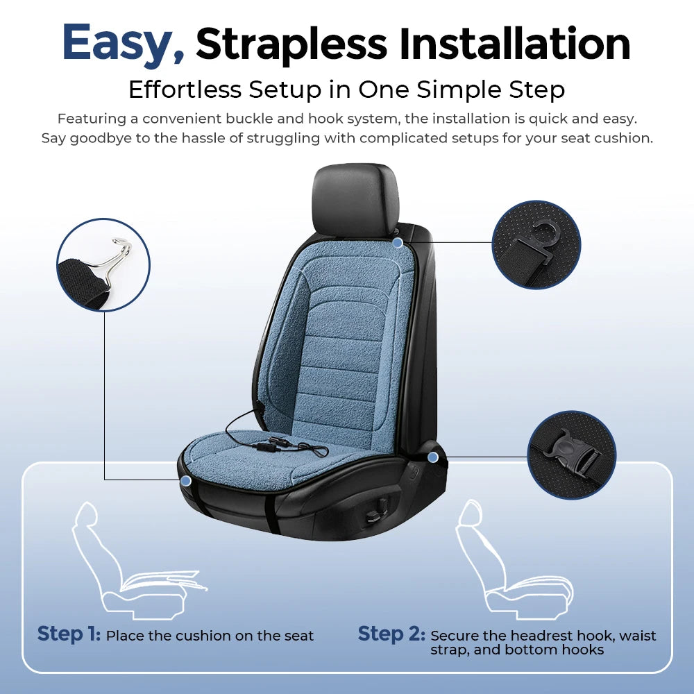 Heated Car Seat Cushion with Fast Warming - 5