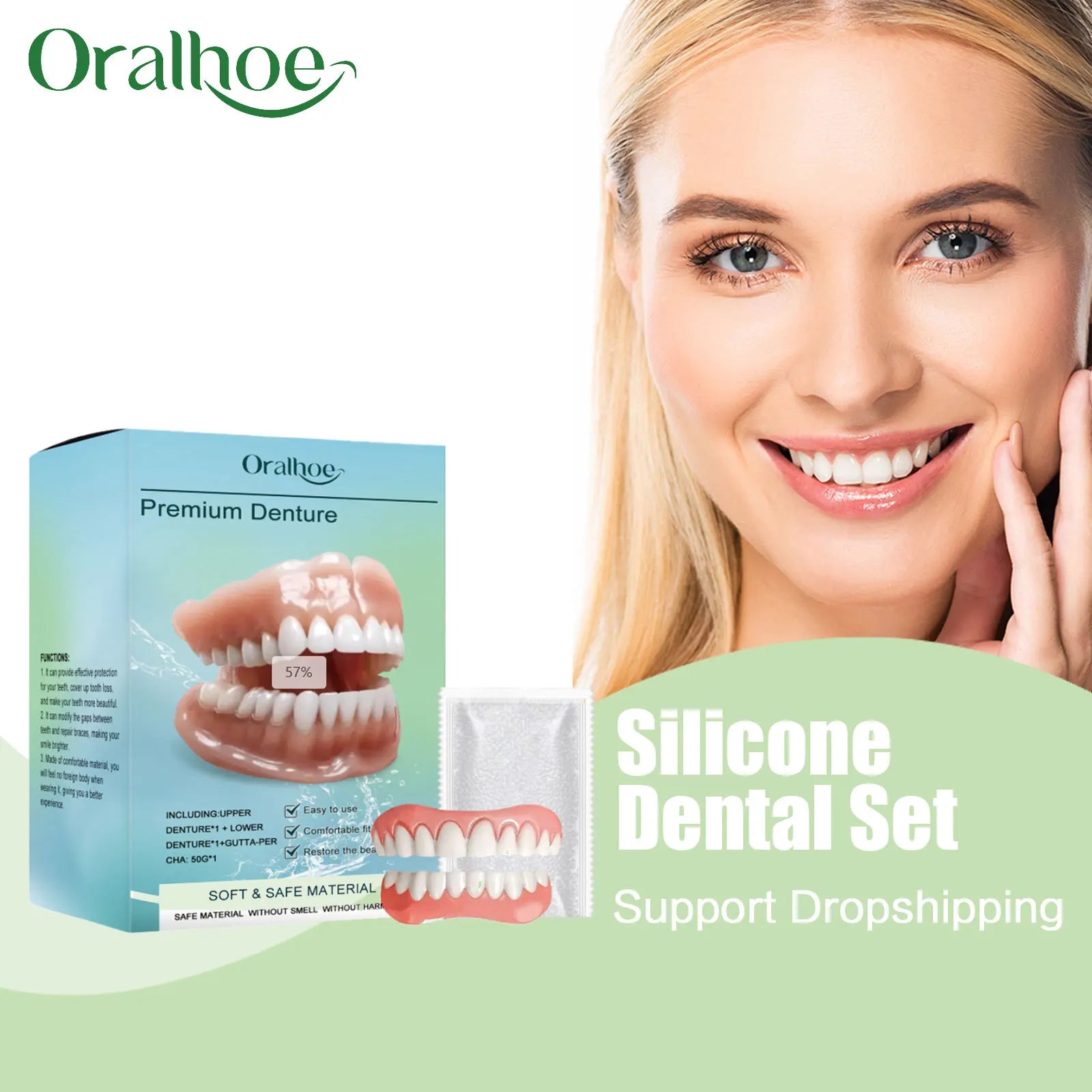 Silicone Dental Veneers for a Natural and Confident Smile - 1