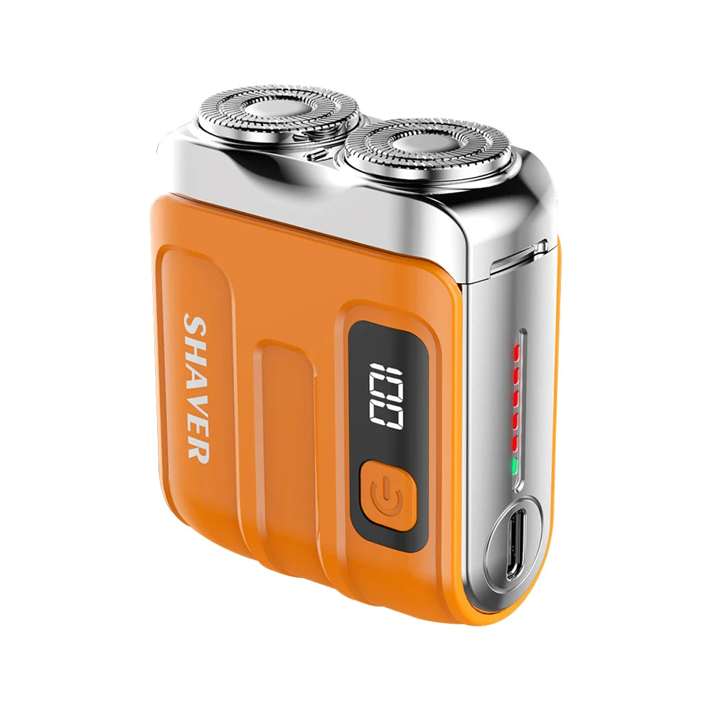 Portable Electric Shaver with Digital Display