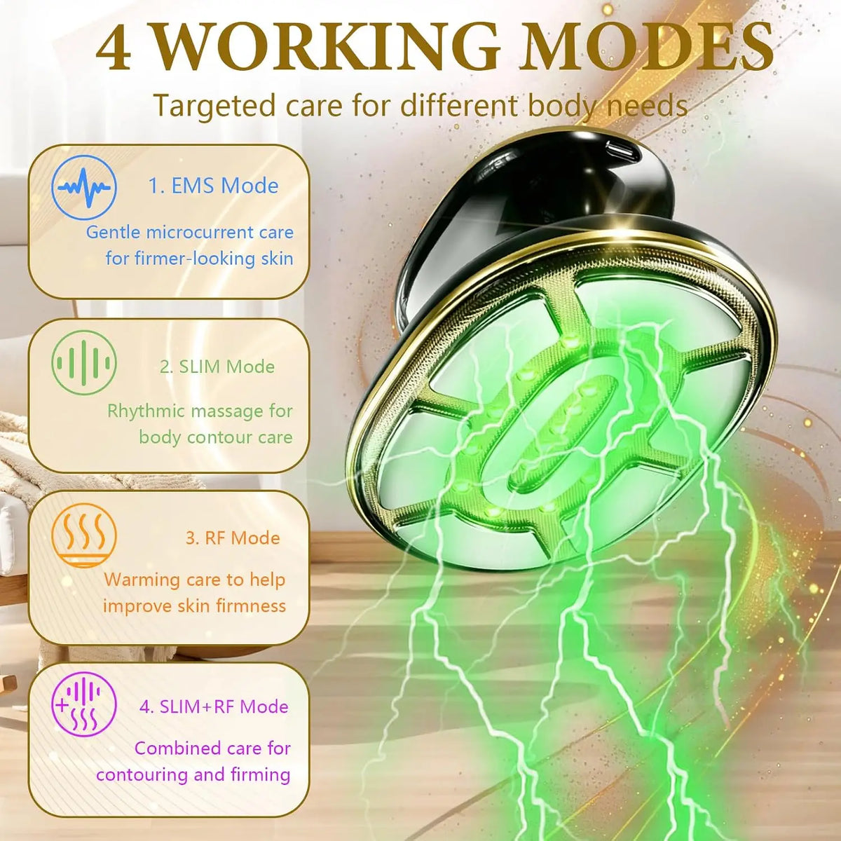 Multifunctional Body Sculpting Device with LED Photon Therapy