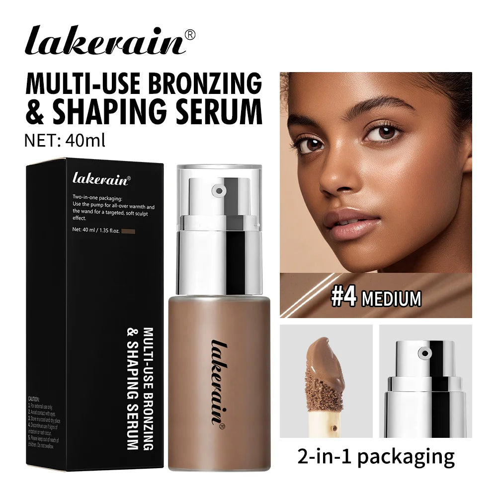 Multi Use Bronzing and Shaping Serum for Natural Sun Kissed Glow