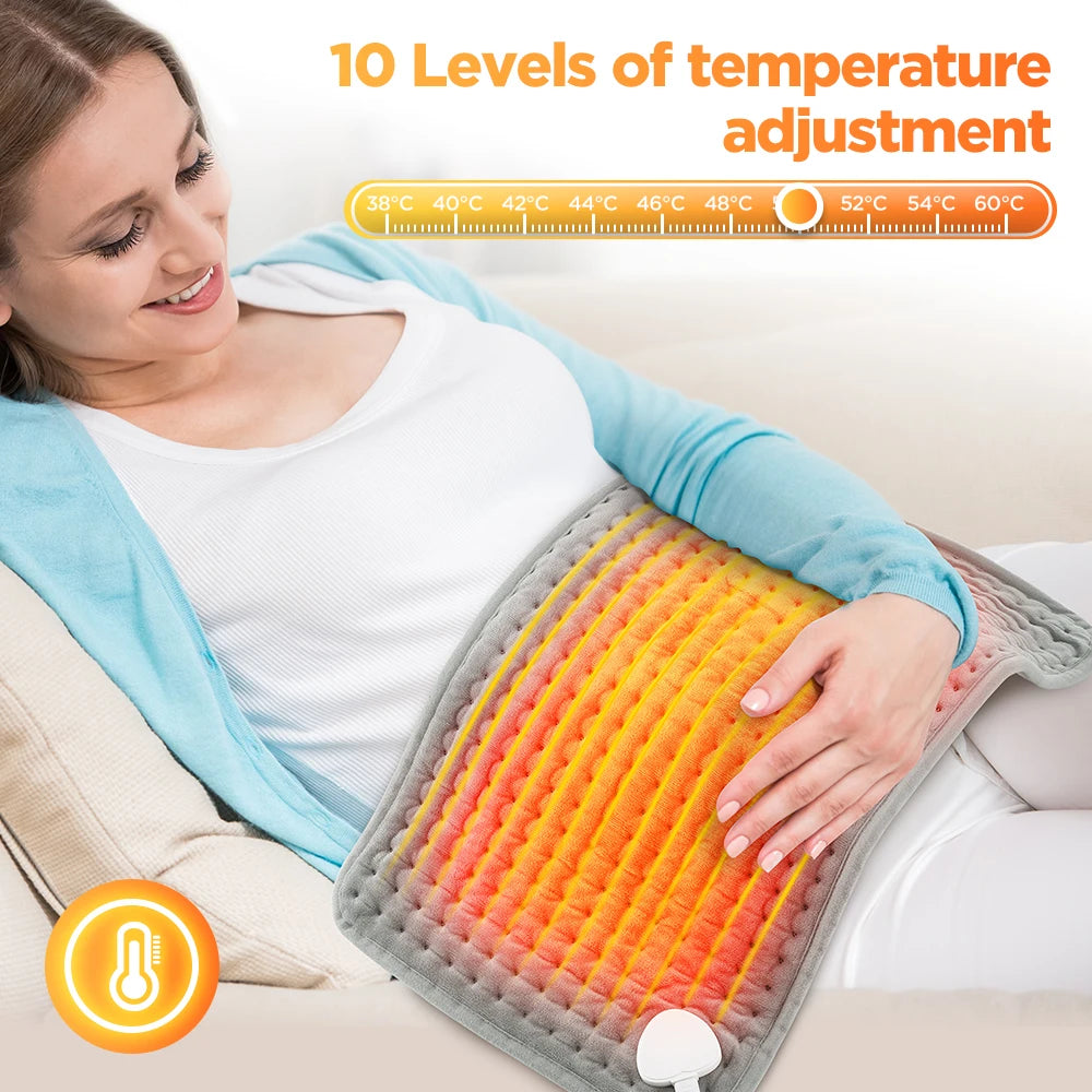 Electric Heating Pad with 10 Temperature Settings