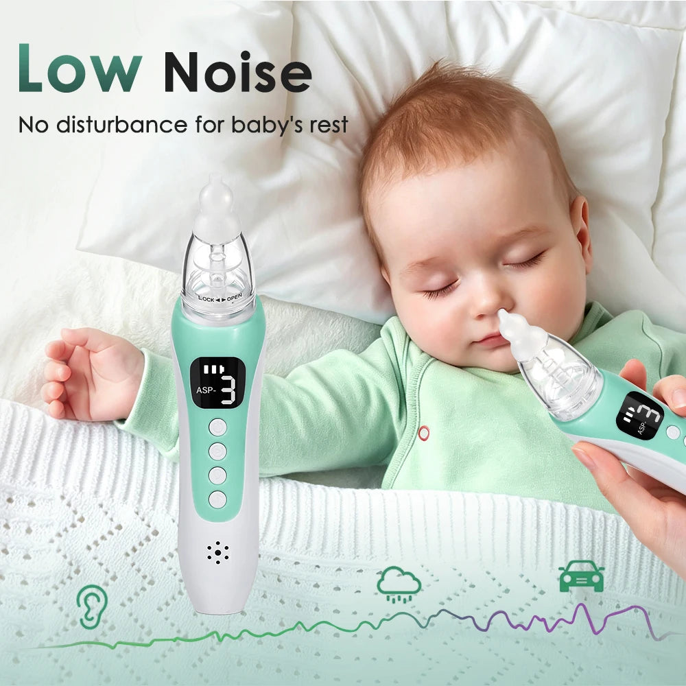 Electric Baby Nasal Aspirator with Soothing Lullabies
