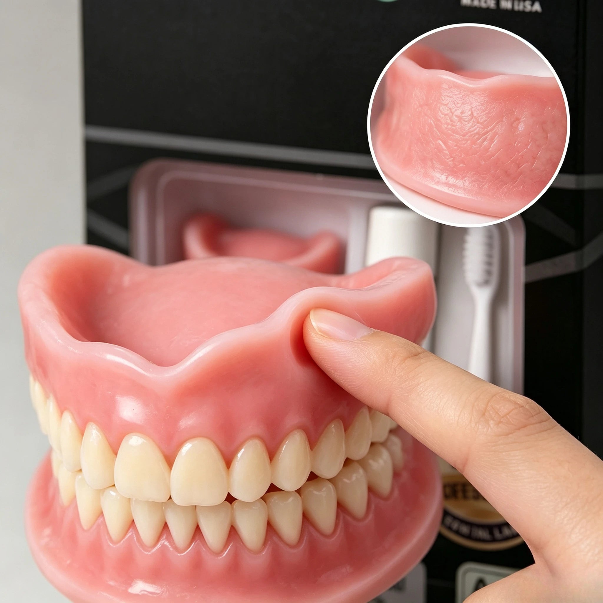 Temporary Silicone Denture Set for Instant Natural Smile - 11