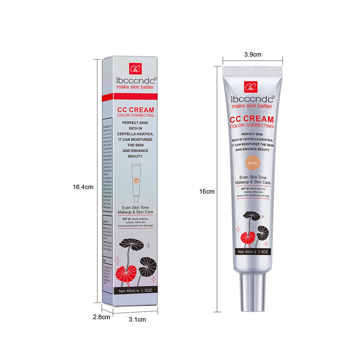 Color Correcting CC Cream Moisturizing Foundation - 15
