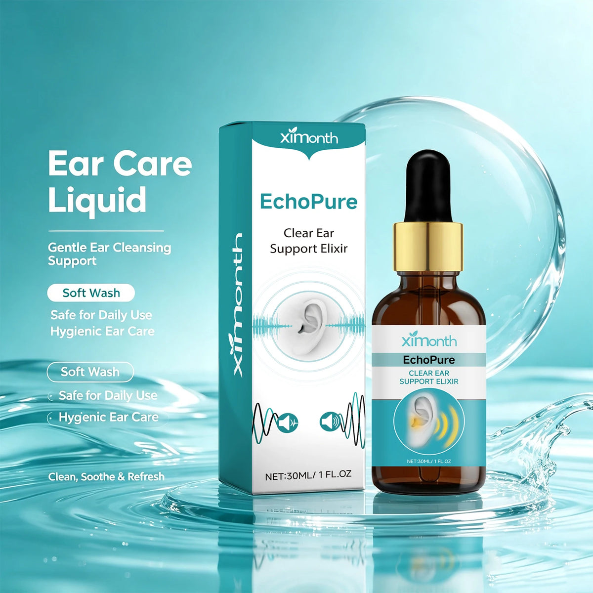 Ear Wax Removal Drops for Tinnitus Relief and Ear Cleaning