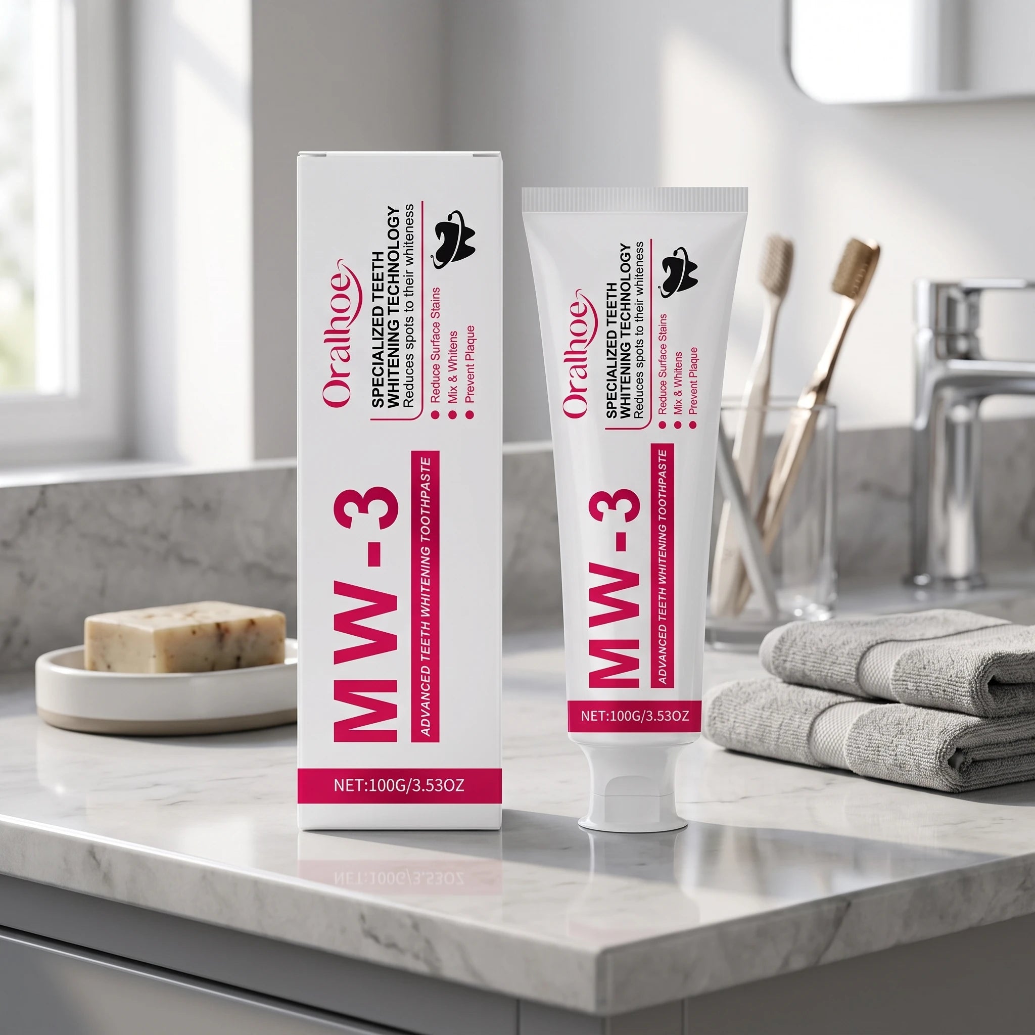 Whitening Toothpaste for Brighter Smiles - 3