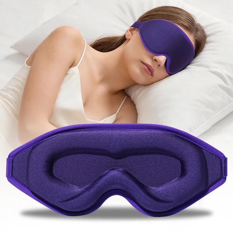 3D Memory Foam Sleep Mask with Light Blocking Design