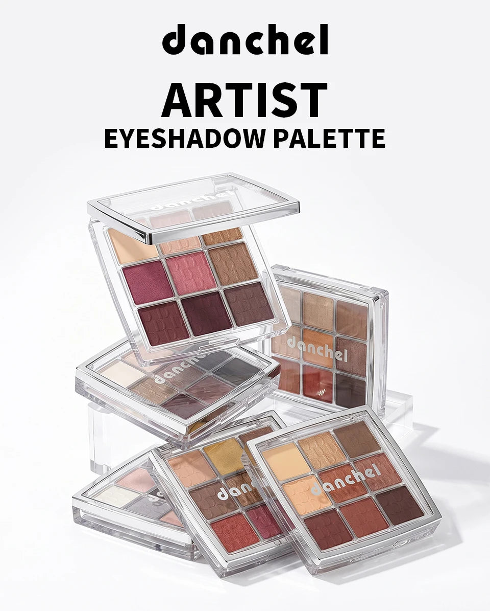Artist Eyeshadow Palette with Highly Pigmented Blendable Shades - 7