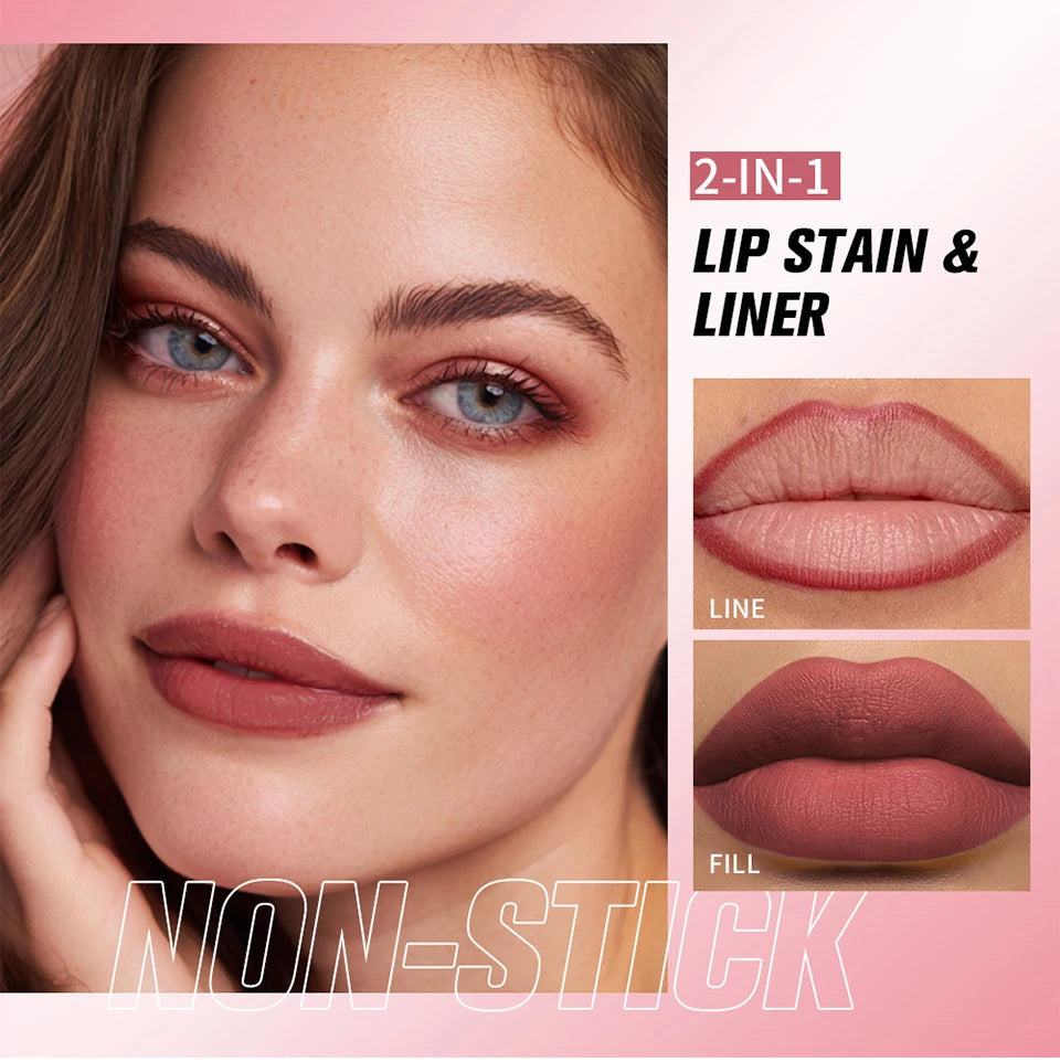 Lip Liner Pen with Precise Ballpoint Felt Tip - 26