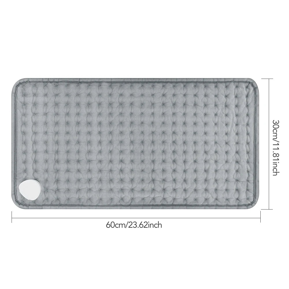 Electric Heating Pad with Adjustable Temperature Settings - 21