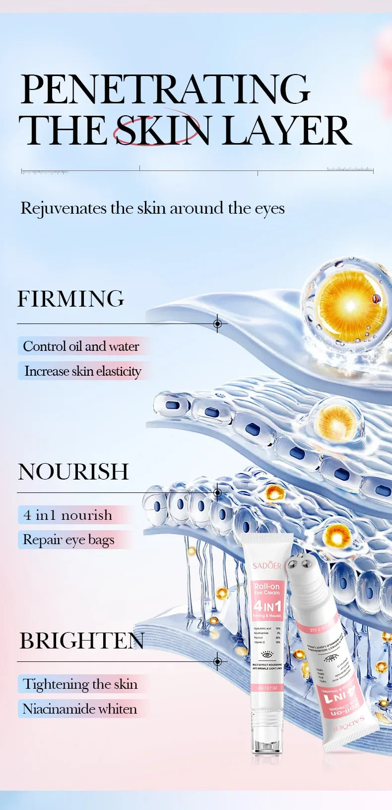 Anti Wrinkle Eye Cream for Firming and Dark Circles - 13