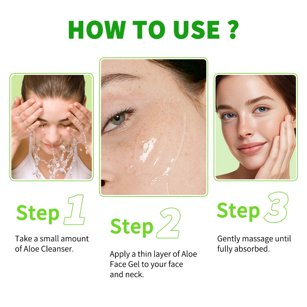 Aloe Vera Face Gel for Deep Skin Hydration - 6