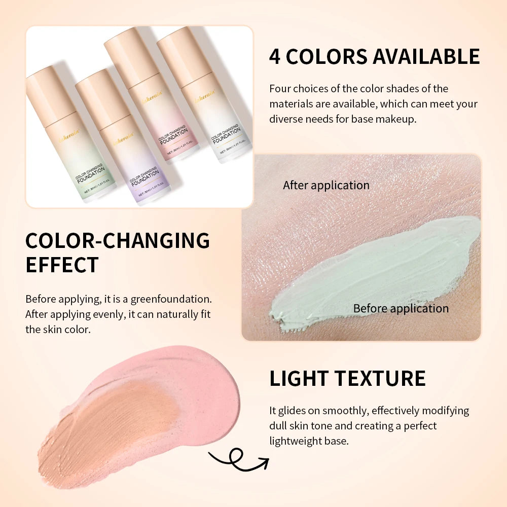 Color Changing Foundation for a Radiant Flawless Glow