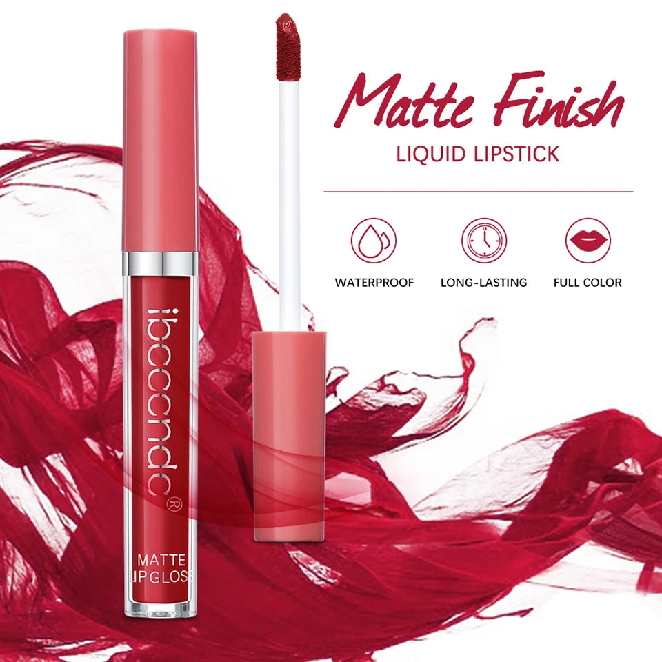 Matte Velvet Liquid Lipstick Long lasting waterproof wear - 7