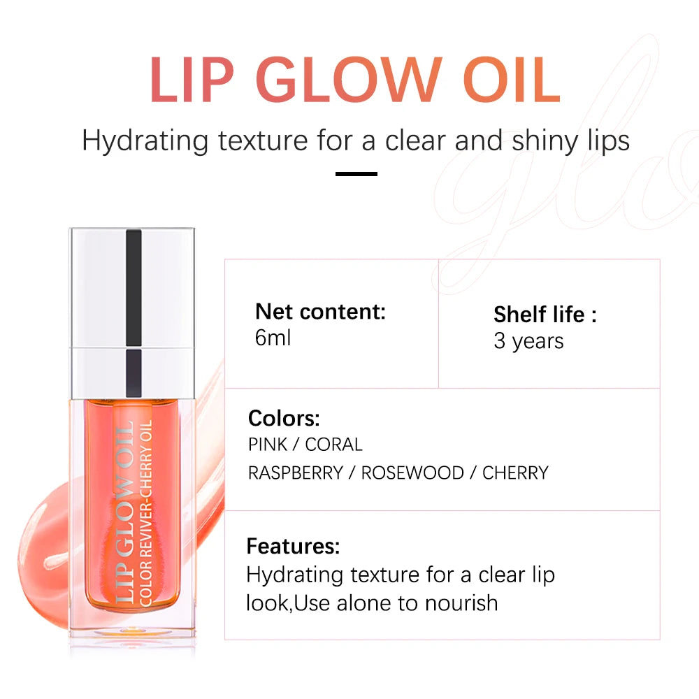 Crystal Jelly Lip Glow Oil for Hydrated Shiny Lips - 6