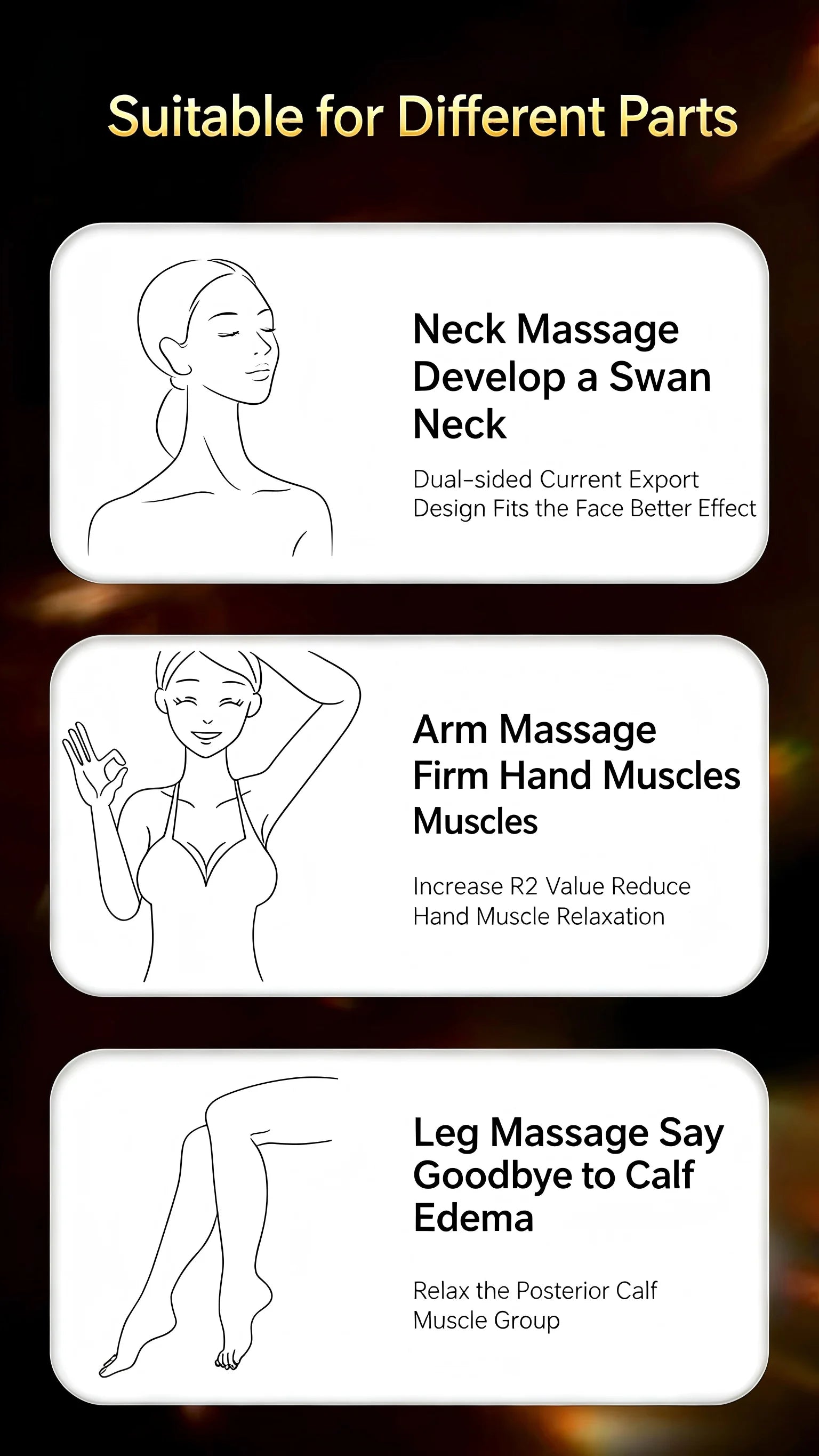 3 in 1 LED Facial Massager for Skin Tightening - 14
