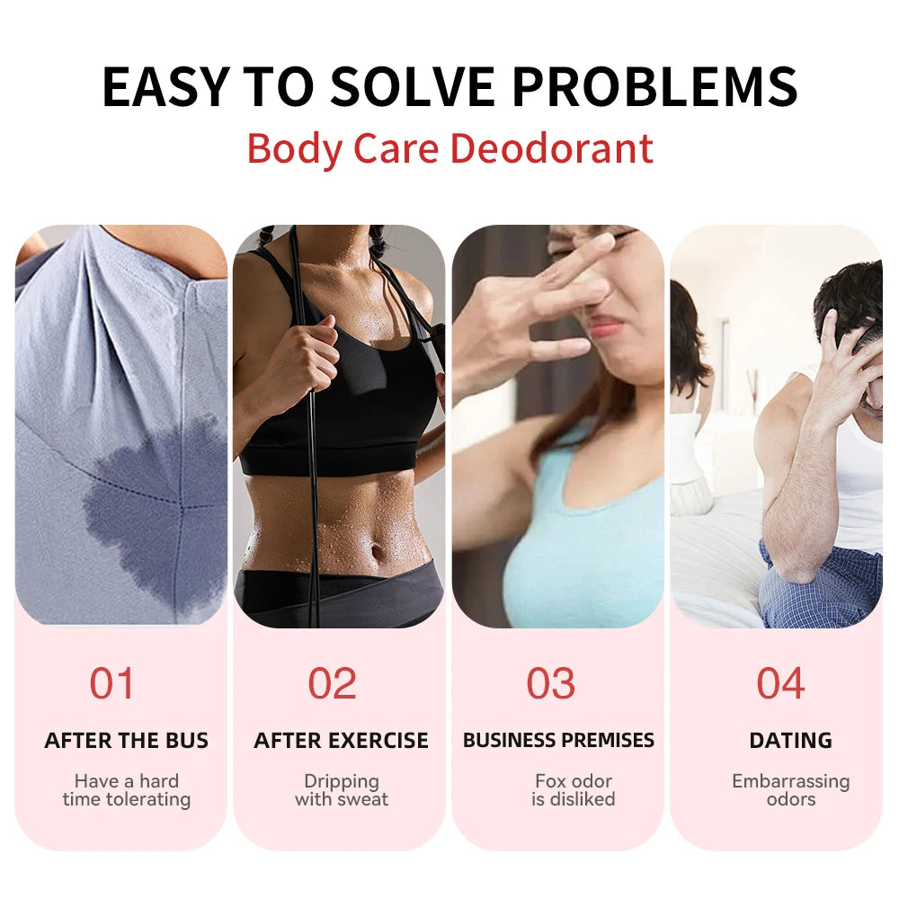 Full Body Deodorant Balm Long Lasting Odor Control - 6
