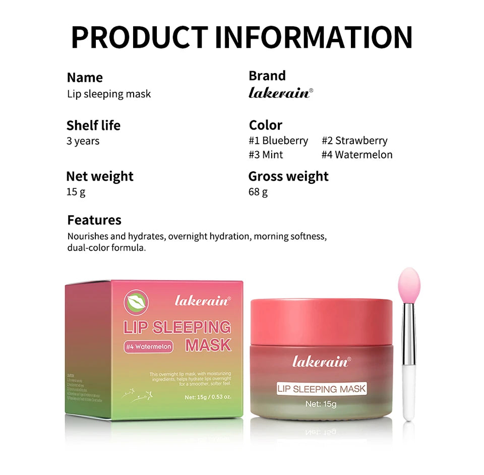 Lip Sleeping Mask for Hydrated Smooth Lips - 18
