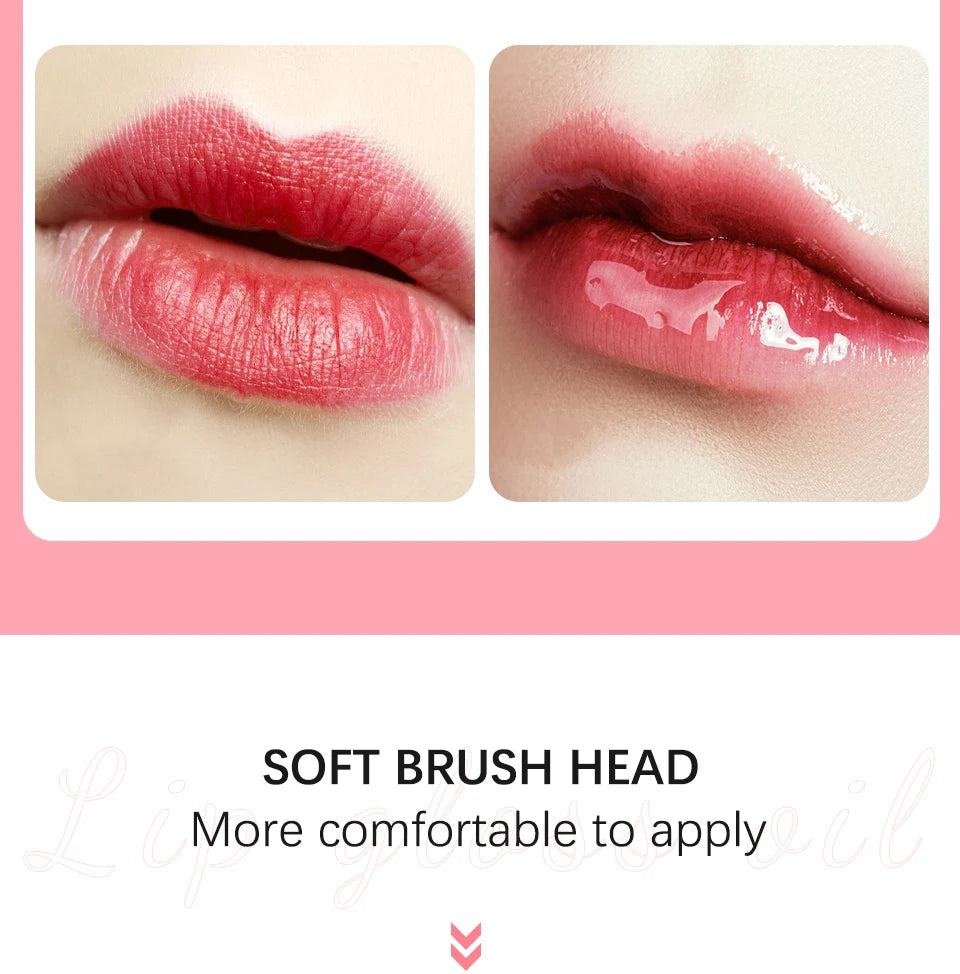 Crystal Jelly Lip Glow Oil for Hydrated Shiny Lips