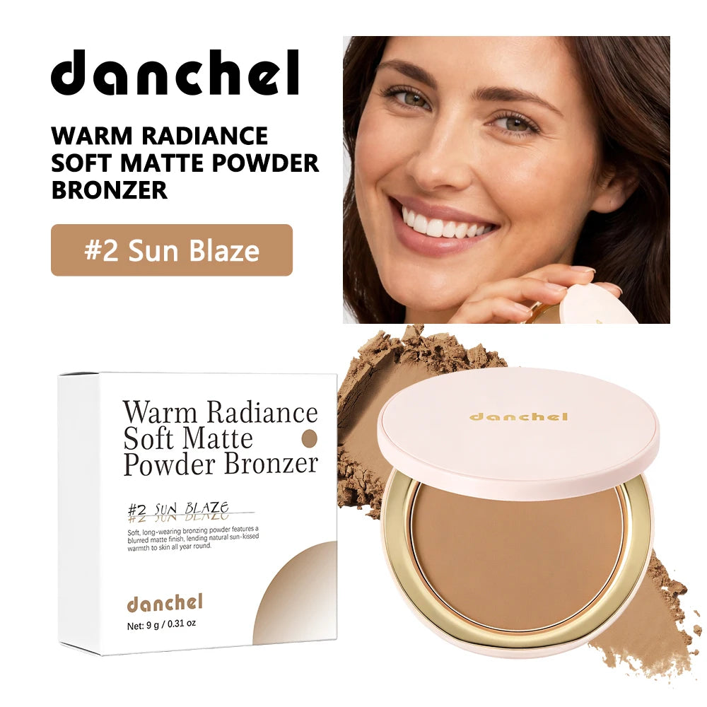 Pressed Powder Bronzer for Natural Matte Contouring - 24