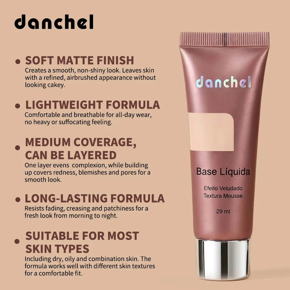 Liquid Foundation Long Lasting Velvet Matte Finish