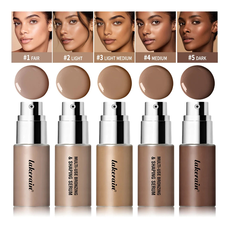 Multi Use Bronzing and Shaping Serum for Natural Sun Kissed Glow