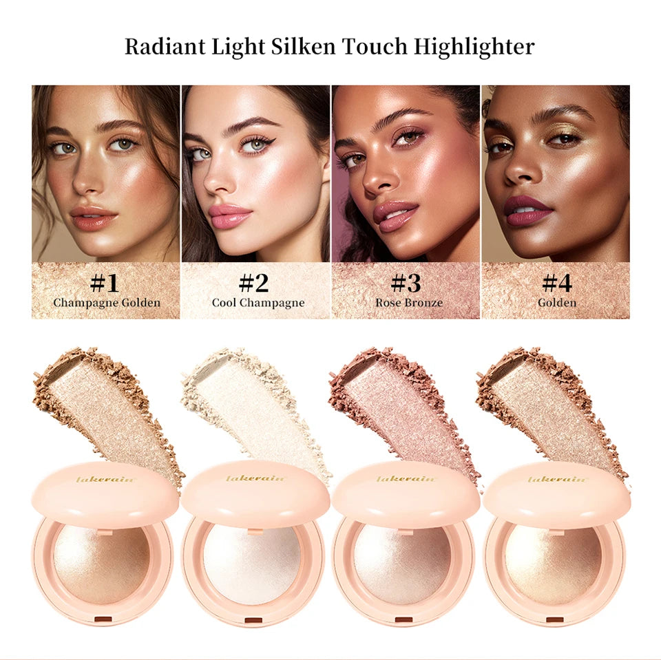 Baked Powder Highlighter for a Natural Radiant Glow - 8