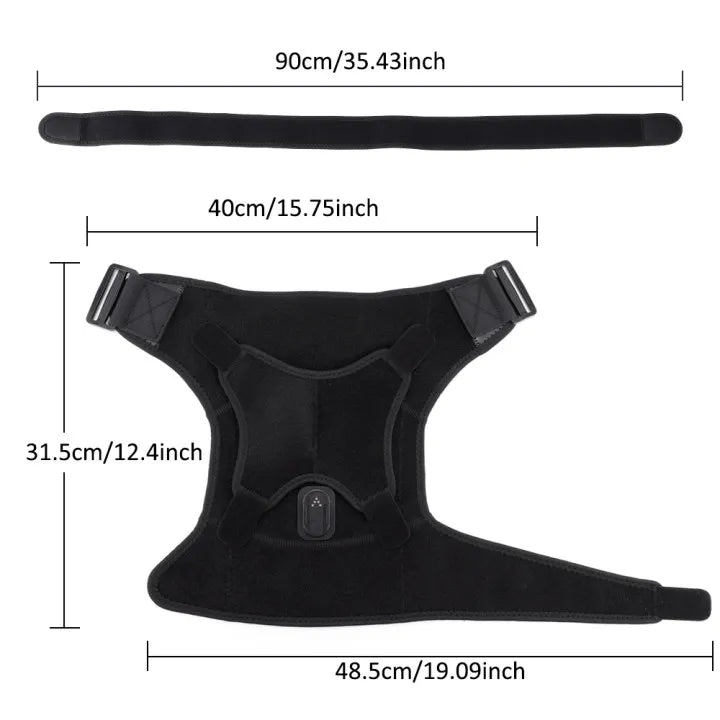 Wireless Shoulder Heating Massager with App Control - 31