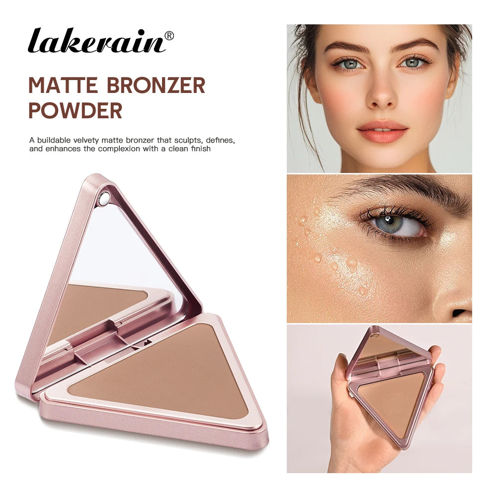 Matte Bronzer Powder Long Lasting Face Contour