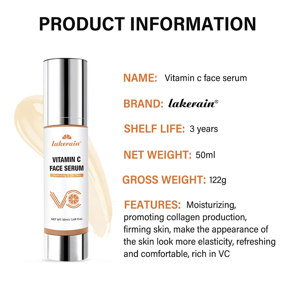 Vitamin C Face Serum for Radiant Hydrated Skin