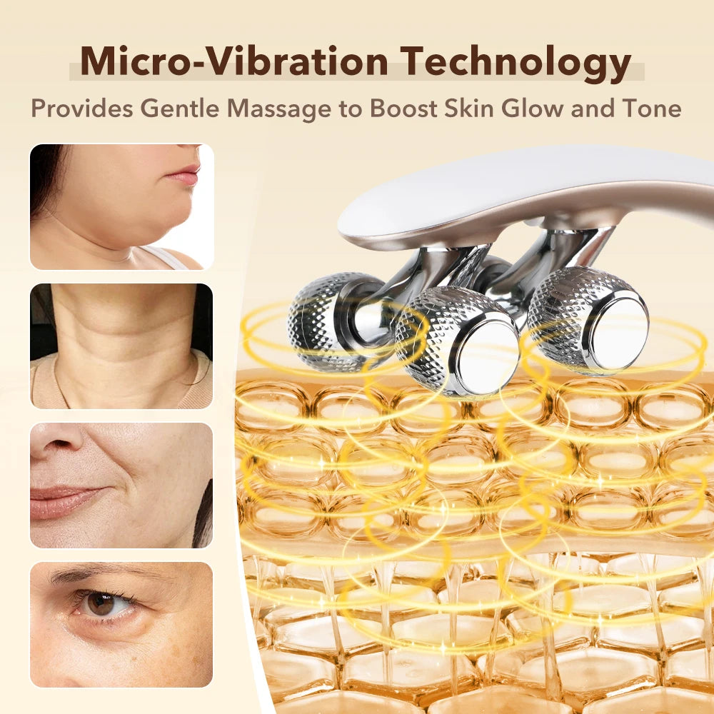 Electric Facial Roller Massager with 8 Roller Spheres - 7