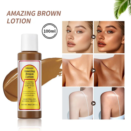 Amazing Brown Tanning Lotion for a Deep Natural Bronze Glow