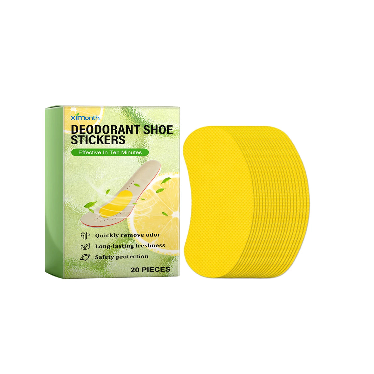 Deodorant Shoe Stickers for Long Lasting Freshness