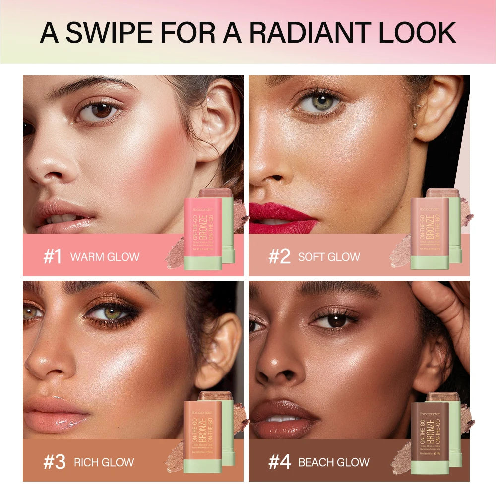 Multipurpose Contour Stick for Radiant Face Sculpting