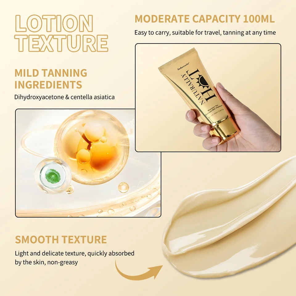 Hot Tanning Cream for Long Lasting Natural Bronzed Skin