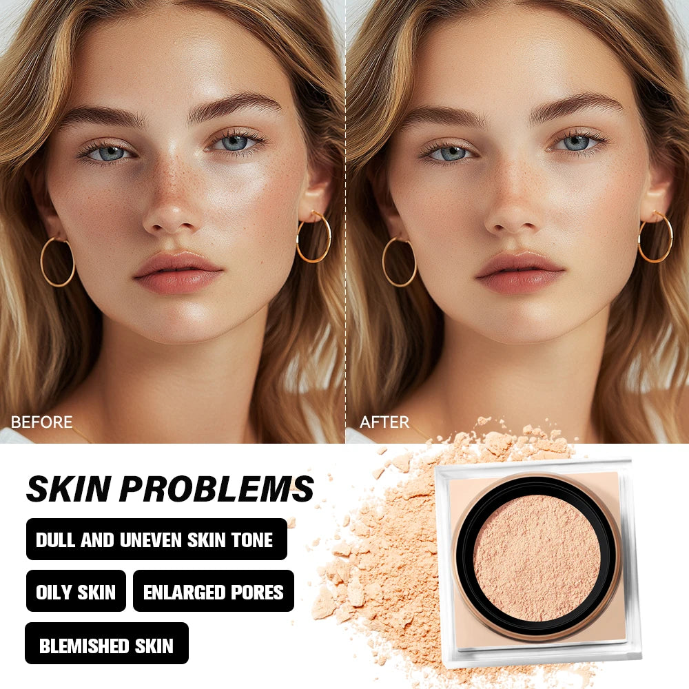 Loose Baking Setting Powder for a Long Lasting Matte Finish - 3