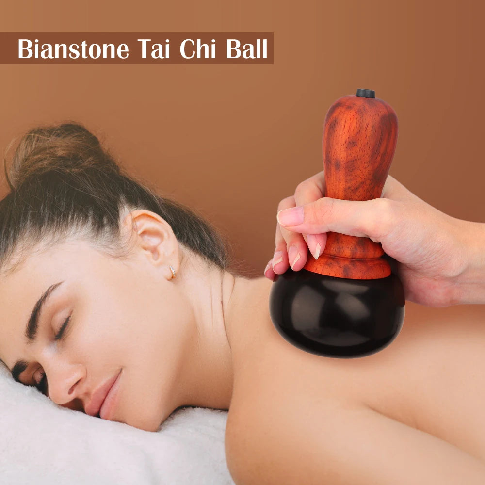 Electric Hot Stone Massager with Adjustable Heat Levels - 2
