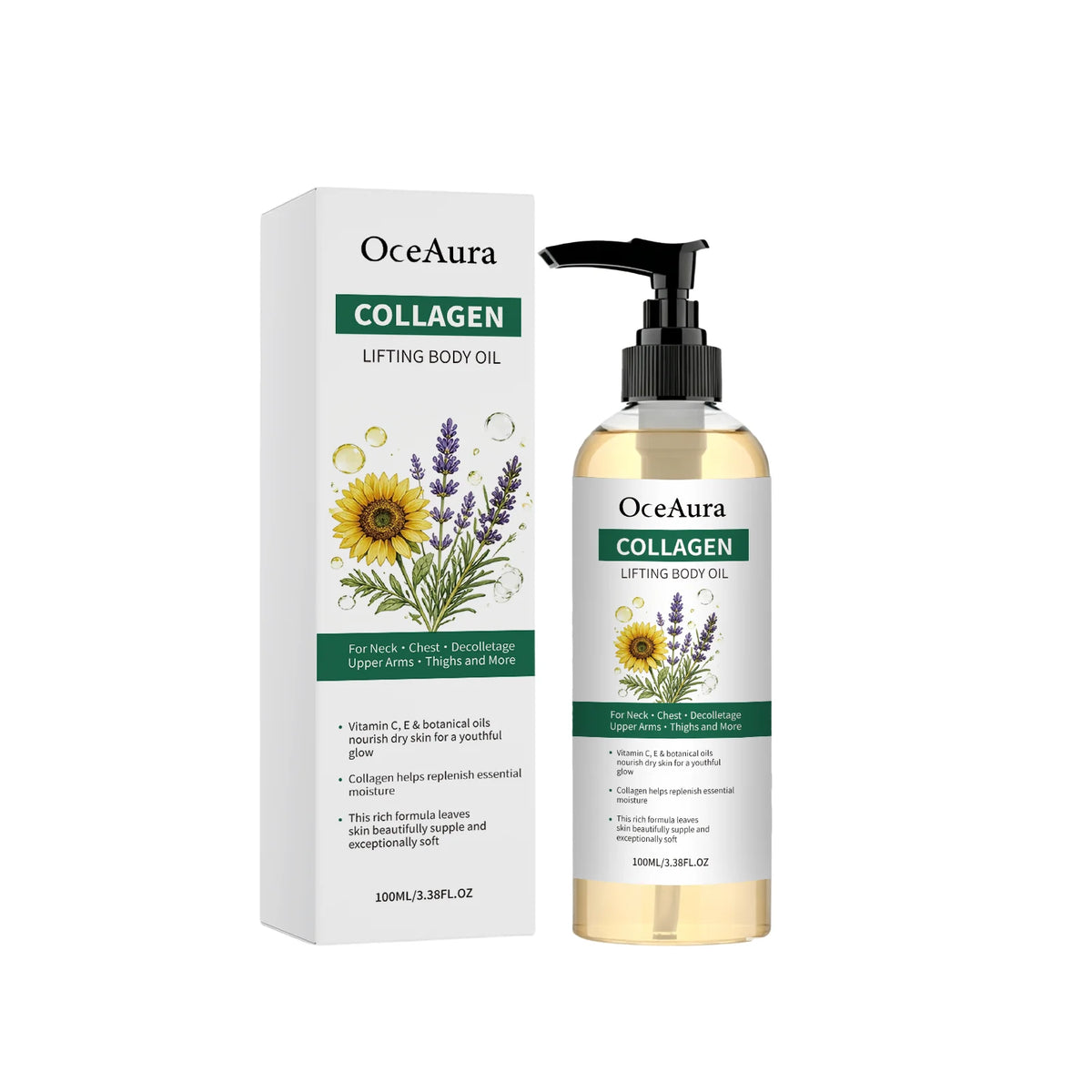 Collagen Body Oil for Deep Skin Hydration