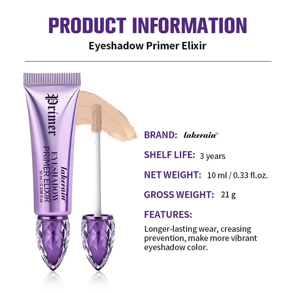 Eyeshadow Primer Elixir for Long Lasting Vibrant Eye Makeup - 15