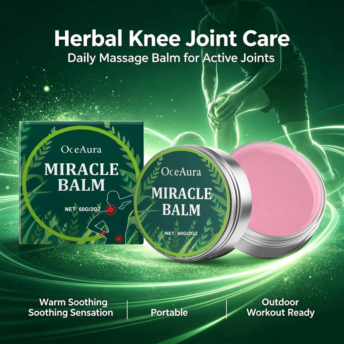 Herbal Body Massage Balm for Muscle and Joint Relief