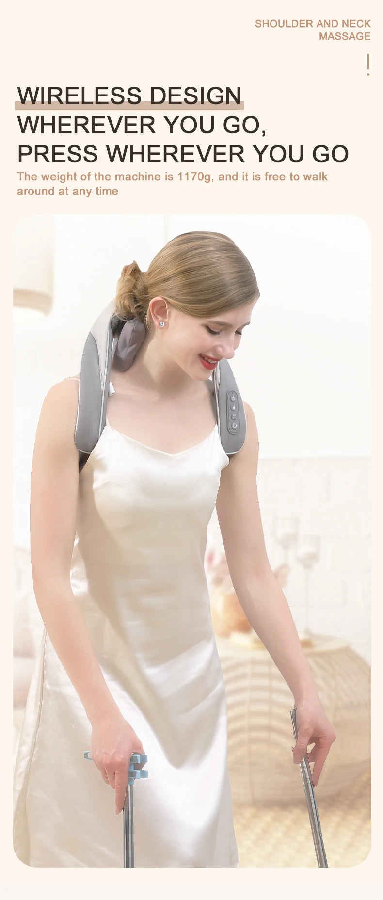 Wireless Neck and Shoulder Massager with Deep Tissue Heat - 13