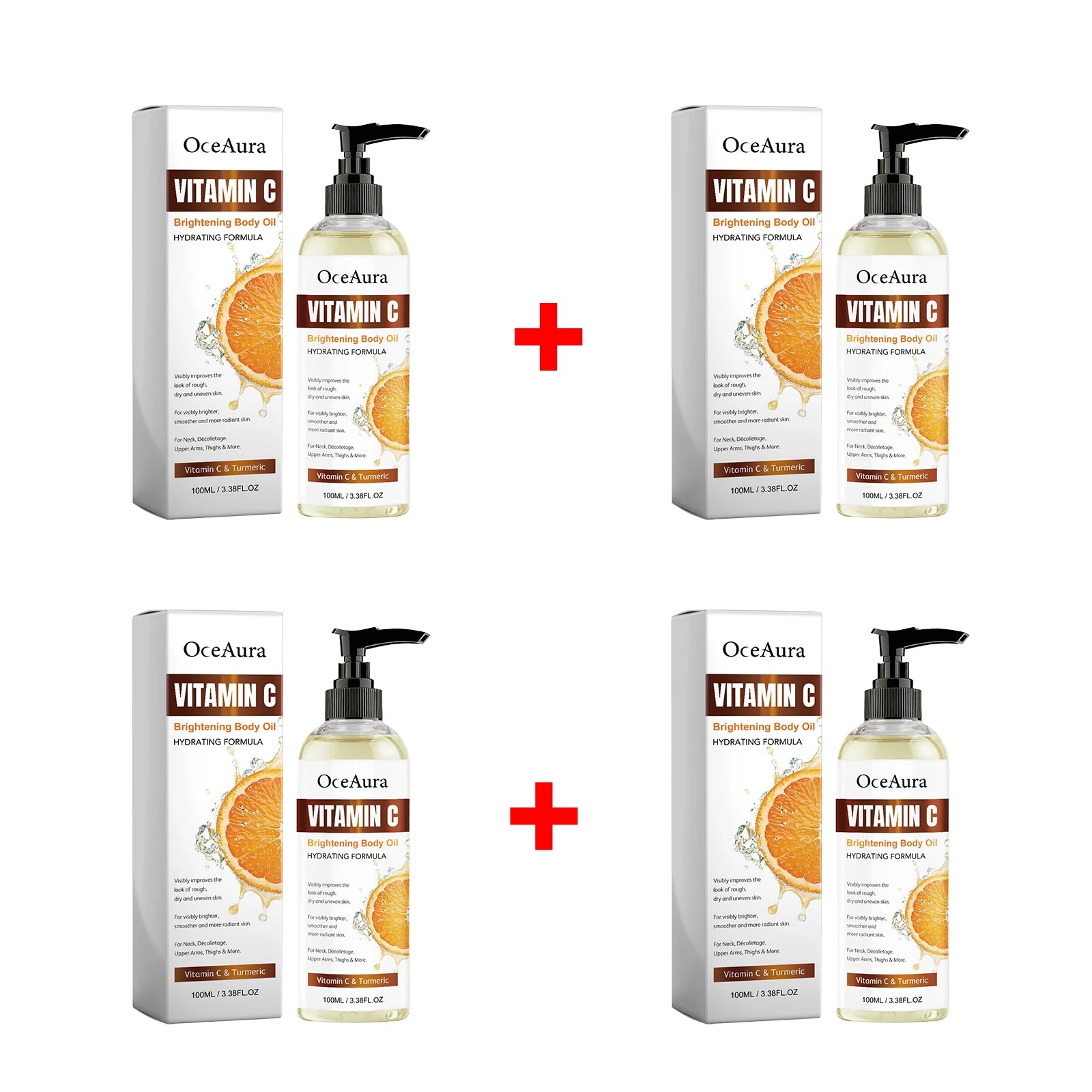 Turmeric Vitamin C Glow Body Oil for Radiant Skin - 20