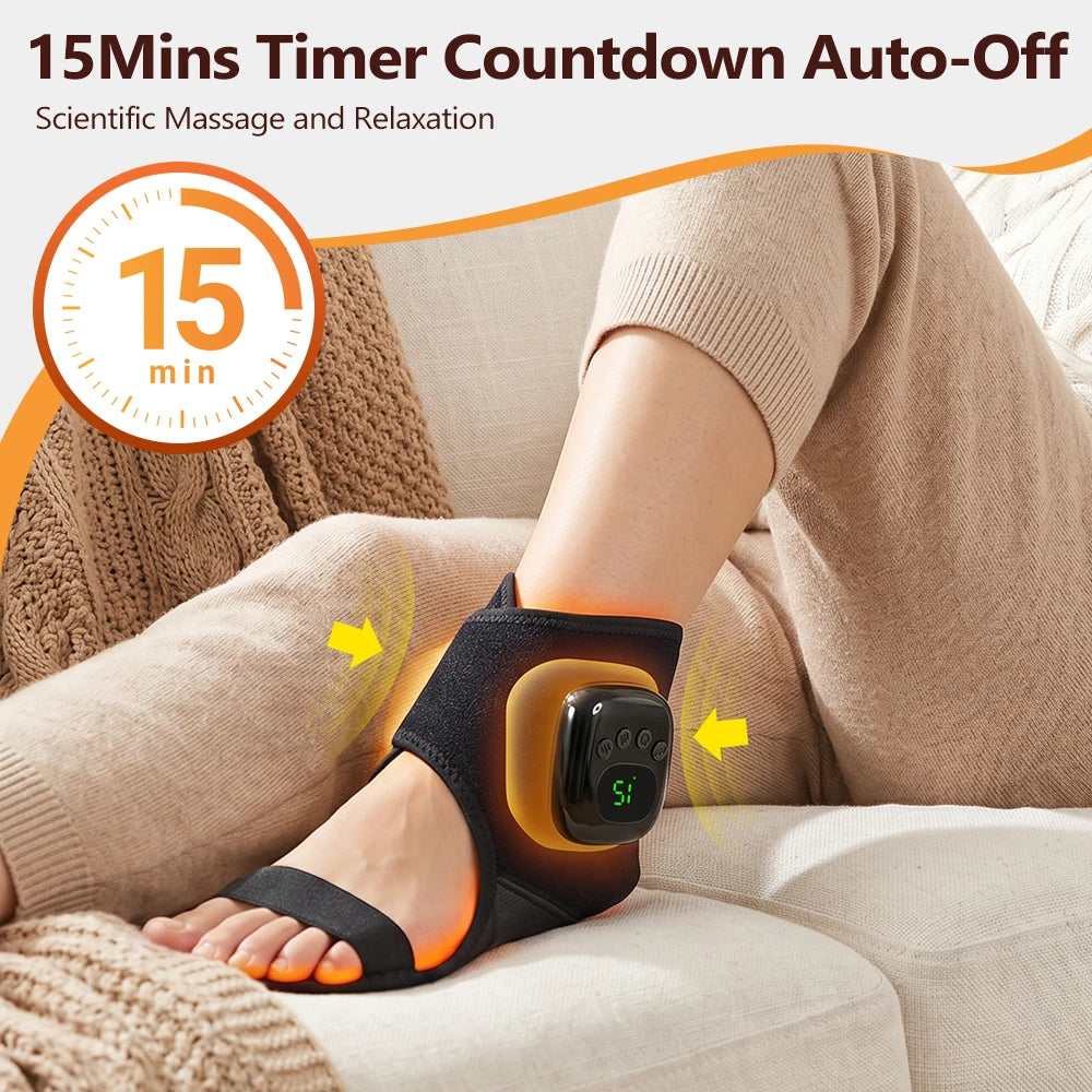 Cordless Wrist Massager with Heat and Air Compression - 25