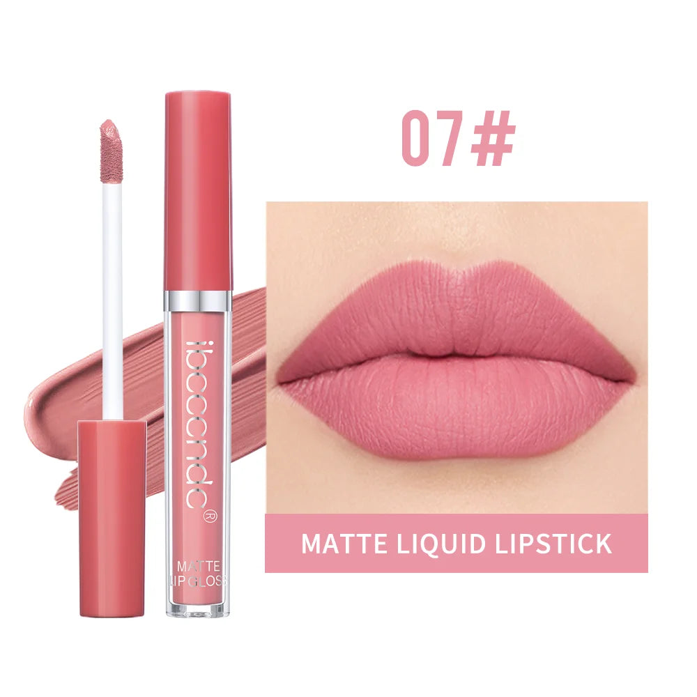 Matte Velvet Liquid Lipstick Long lasting waterproof wear