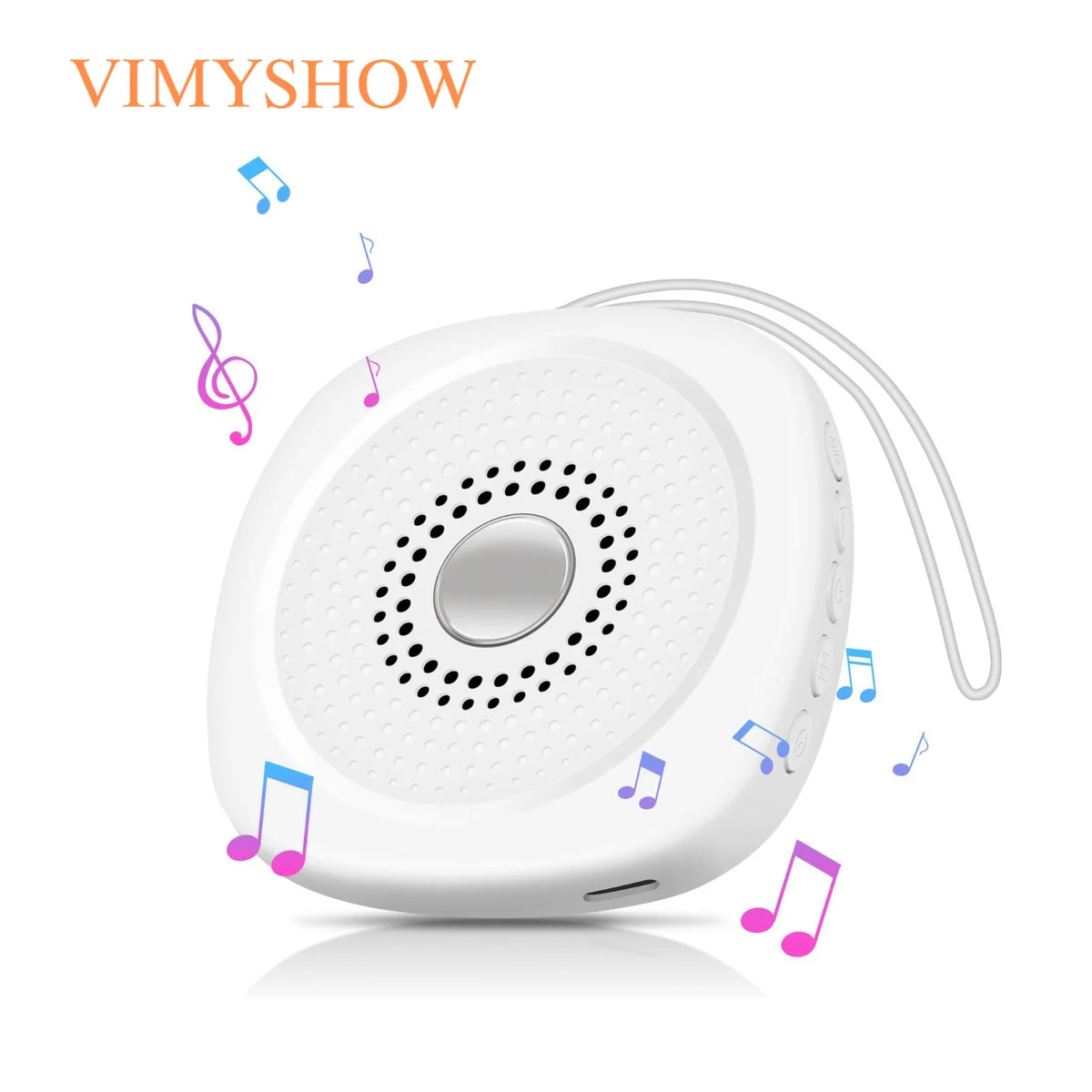 Portable White Noise Sound Machine with 8 Soothing Sounds