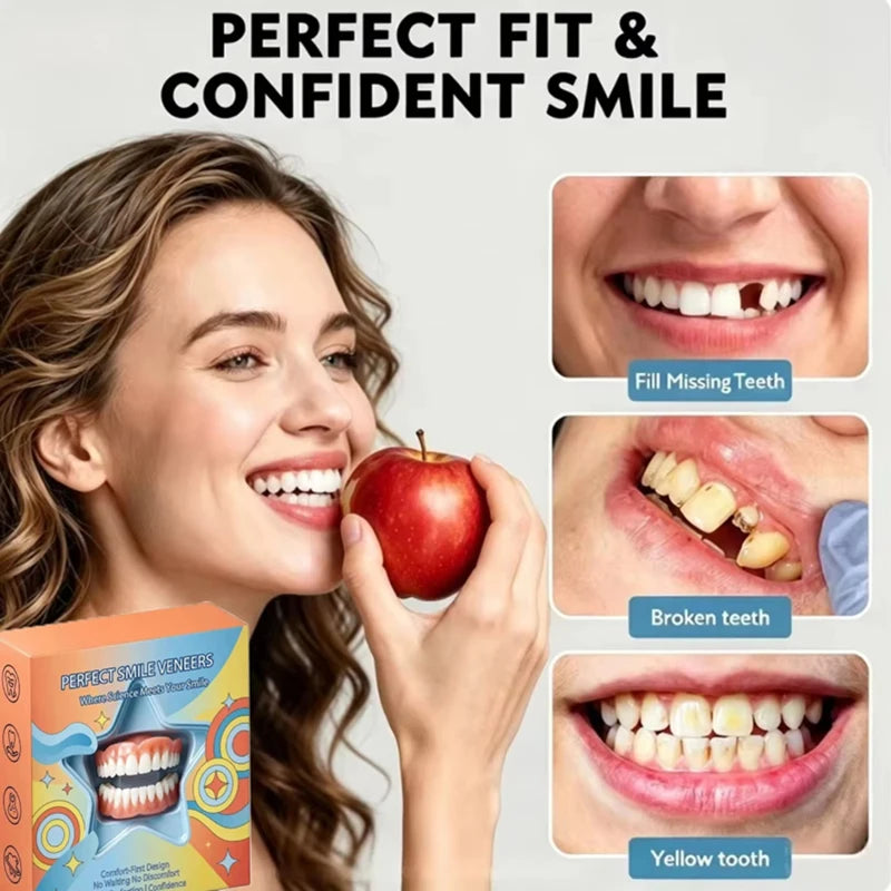 Silicone Simulation Dentures for Natural Smile - 7