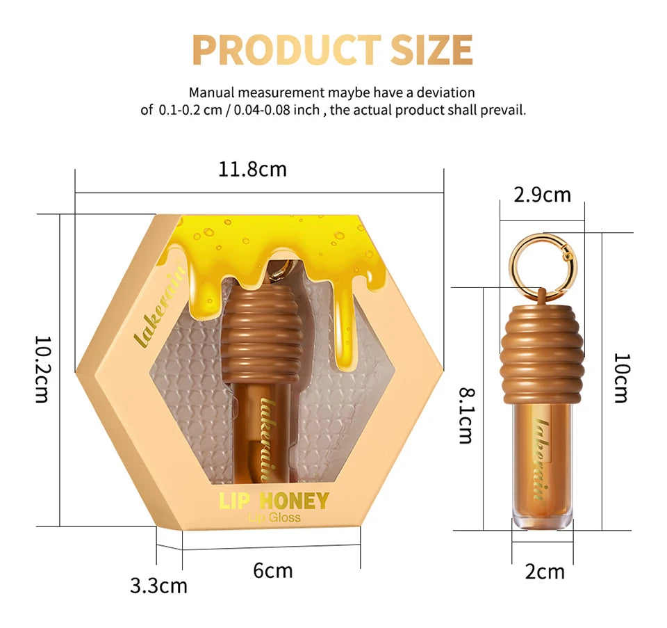 Honey Lip Gloss Set for Hydrating and Nourishing Lips