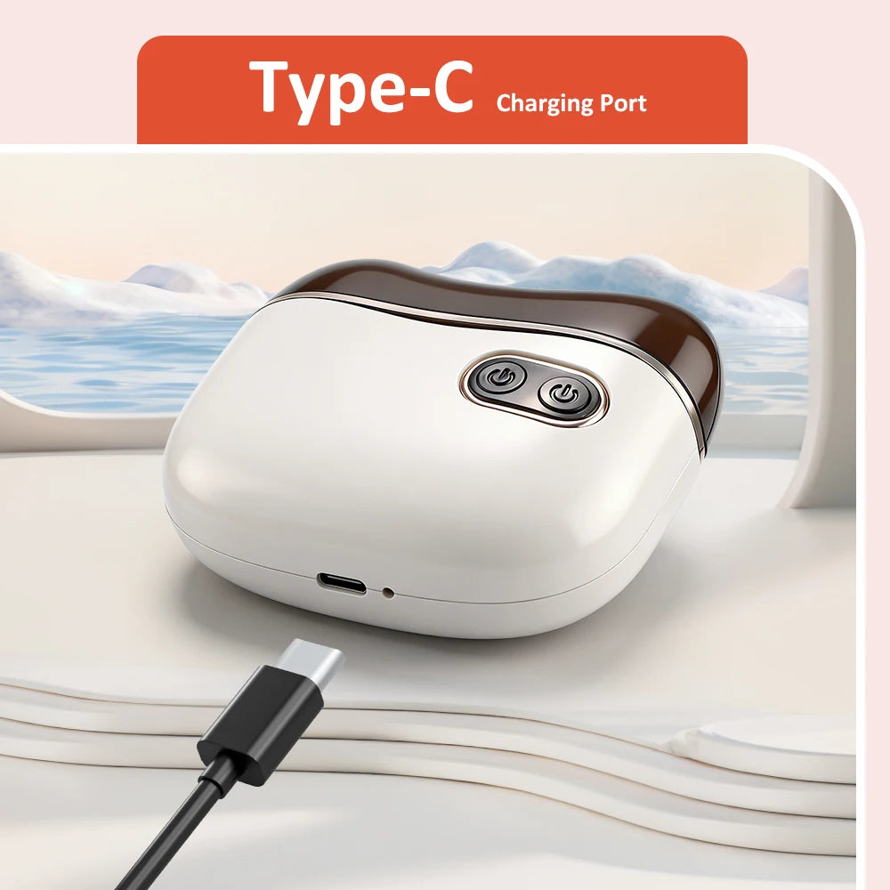 Electric Nail Clipper with LED Light for Precise Trimming
